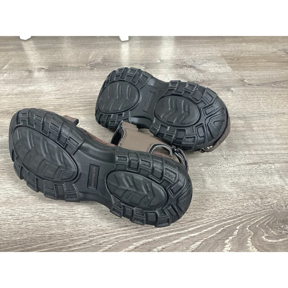 Skechers Relaxed Fit Brown Extra Wide Lightweight Shoes 64487EWW Men's Size 13